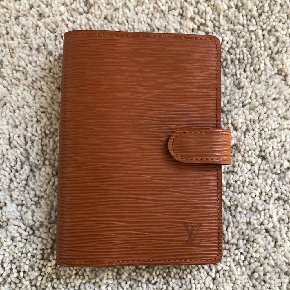 LV Epi Agenda PM Zipang Gold Brown
